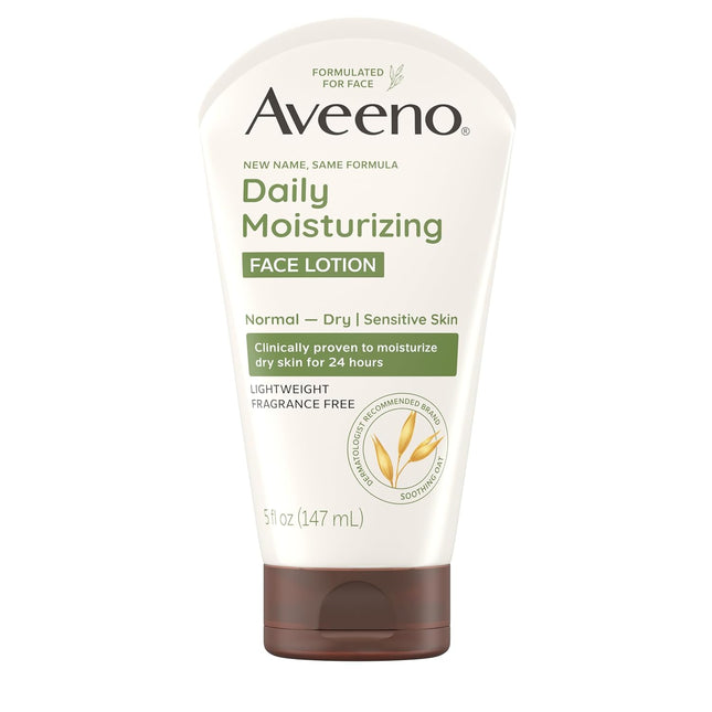 Daily Moisturizing Face Lotion with Prebiotic Oat for Sensitive Skin Hydration