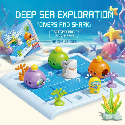 Skill-Building Puzzle Games – Brain Teasers, Divers & Shark Logic Game for Kids