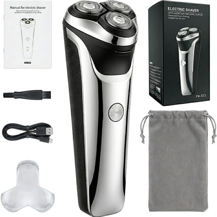 2026 Upgraded Electric Razor for Men, USB-C Wet & Dry Shaver with Pop-Up Trimmer & Case