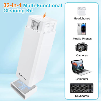 32-in-1 Phone & Laptop Cleaning Kit – Multi-Function Electronics Cleaner
