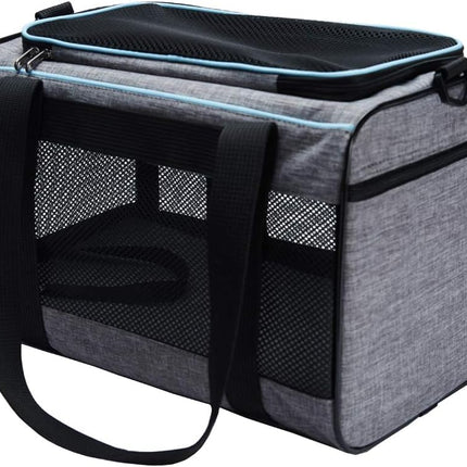 Portable Cat & Puppy Carrier Bag – Soft Fabric Pet Travel Home, 16 lb Capacity