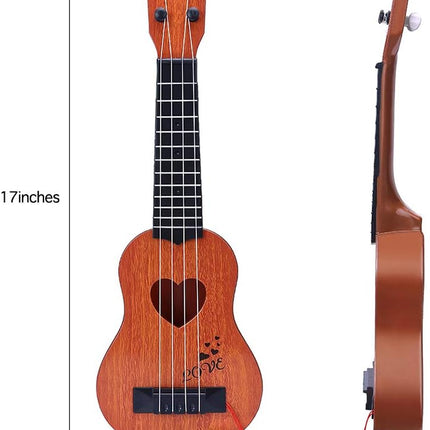 Wooden Ukulele Toy for Kids Educational Musical Instrument Preschool Gift