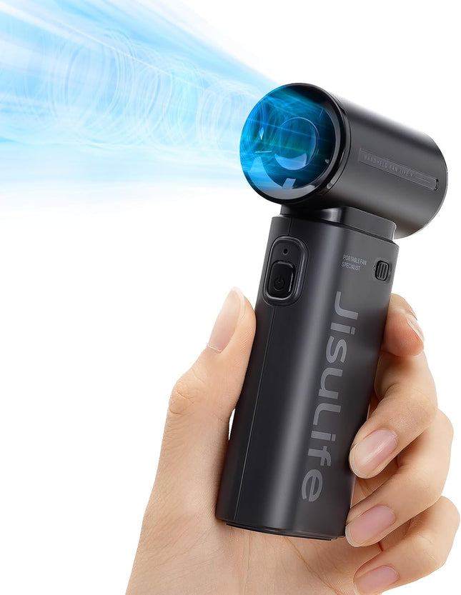 Portable Personal Fan Life9, 18H Runtime, 5-Speed, Compact Travel Design