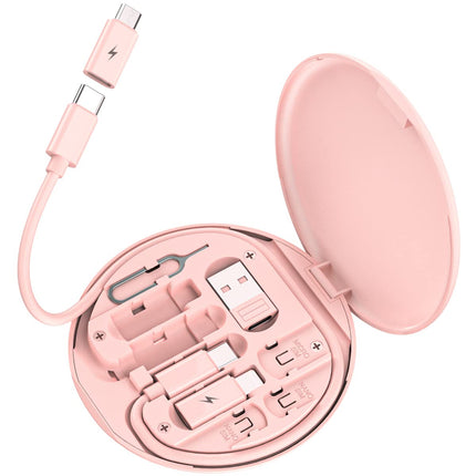 Multi USB Charging Adapter Kit – USB C to iOS, Micro, Type C, Data & Card Storage
