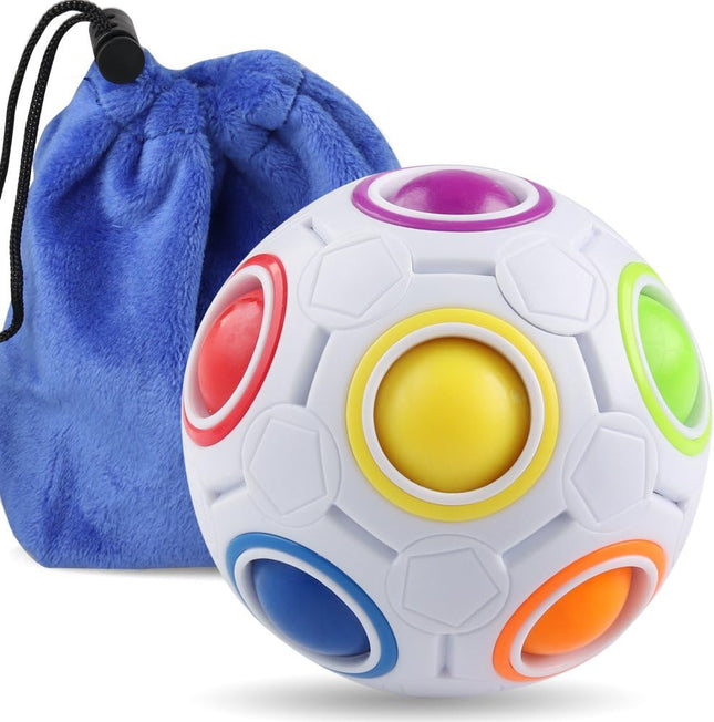Rainbow Puzzle Ball – Color-Matching Brain Teaser Toy, Stress Reliever for Kids & Adults