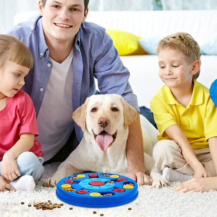 Interactive Dog Puzzle Toy with Treat Dispenser IQ Training Game for Pets