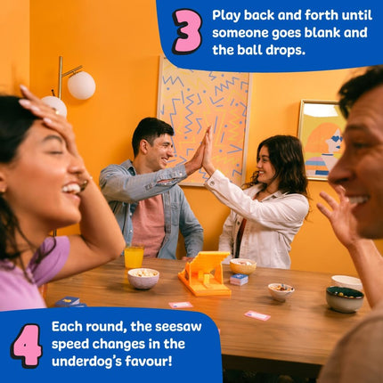 Tilt 'n' Shout Family Board Game Fast Paced Party Game for Kids Adults