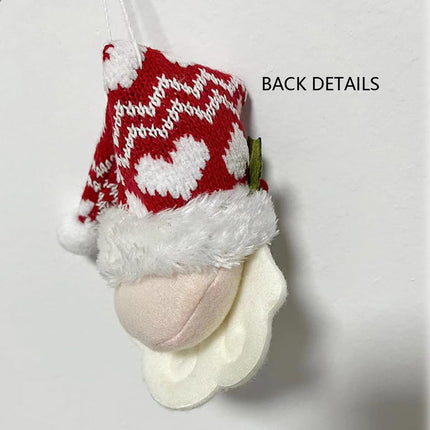 4PCS Christmas Tree Hanging Ornaments, Cute Santa Claus Doll Decorations