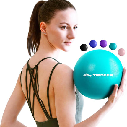 9-Inch Pilates Ball – Small Exercise Ball for Yoga, Core & Physical Therapy