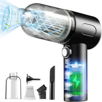 Cordless Electric Air Duster with Vacuum for Computer Keyboard Desktop