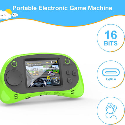 Kids Handheld Game Console – 220 Built-in Games, 2.5" IPS, Rechargeable