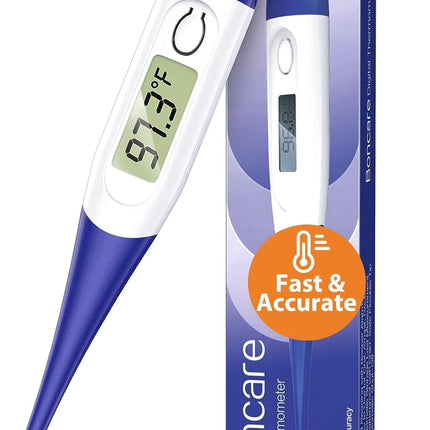 Digital Thermometer for Baby & Family – Rectal, Oral, Fever Alarm, 10 Sec