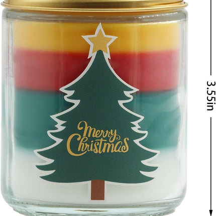 Christmas Gift Candle for Women Aromatherapy Pine Scented Soy Wax