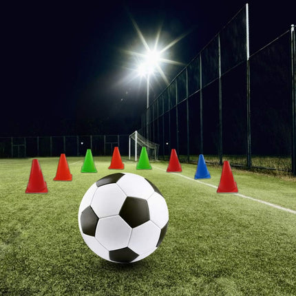 7" Plastic Traffic Cones, Agility Training Markers for Soccer, Football & Basketball
