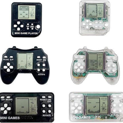 Mini Game Keychain Party Favors, 6PCS, Video Games for Kids Birthday