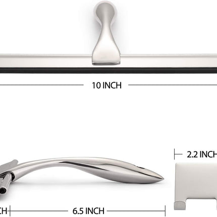 Shower Squeegee 10 Inch – Stainless Steel, Ideal for Shower Doors, Windows, Car