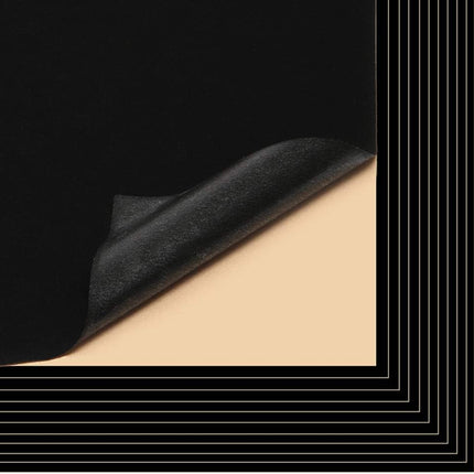10 Pcs Self-Adhesive Felt Sheets A4, Black Peel and Stick Fabric Crafts and Drawer Liners