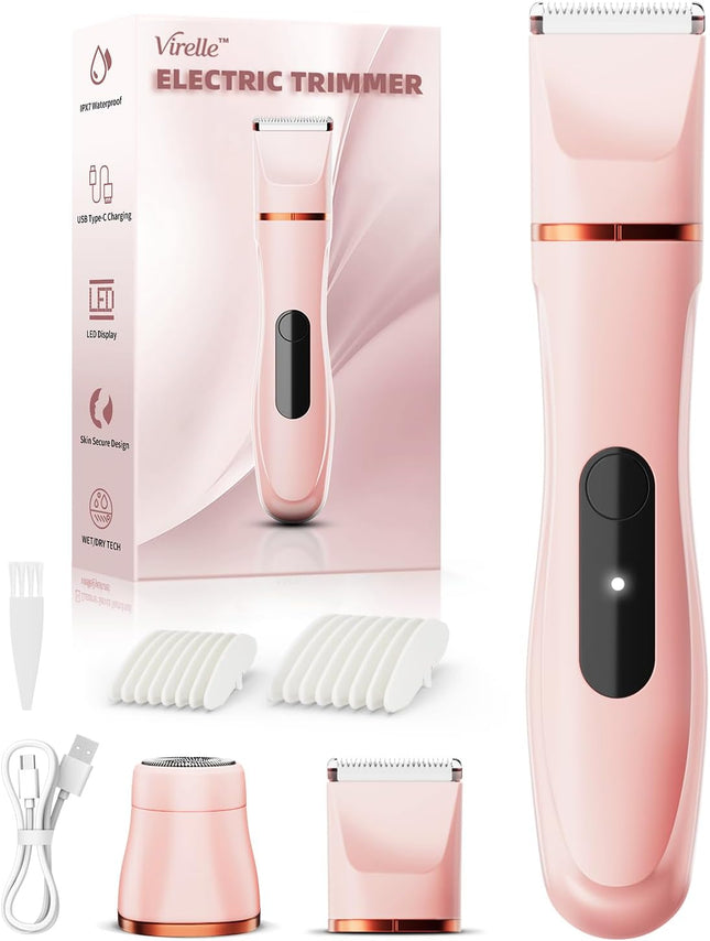 Women Hair Removal Epilator Bikini Trimmer Waterproof Electric Foil Shaver