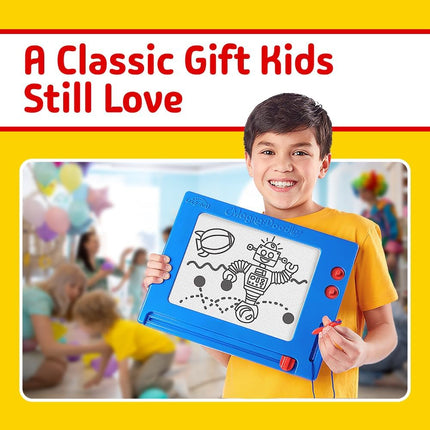 Retro Magna Doodle Magnetic Drawing Board Classic Toy for Kids Ages 3+