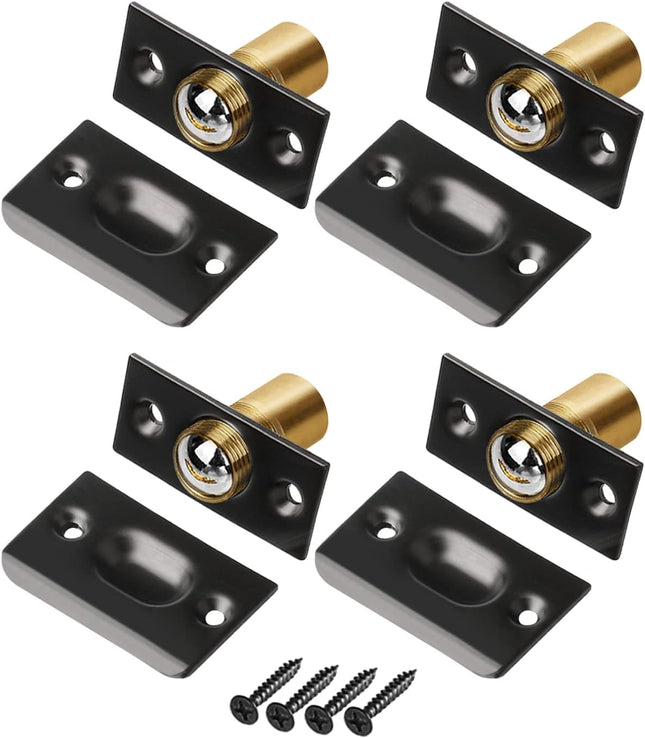 4-Pack Ball Catch Hardware Adjustable Door Latch for French Doors, Pantry & Invisible Doors