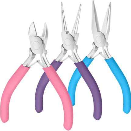 Jewelry Making Pliers Set – Shynek Tools for Wire Wrapping, Beading & Repair