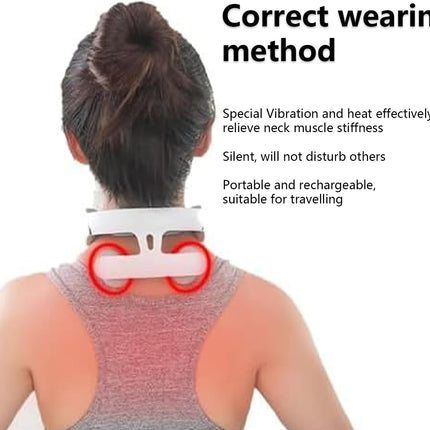 Vitality Magic Pro 2.0 Neck Massager 4 Head 6 Modes 15 Levels White