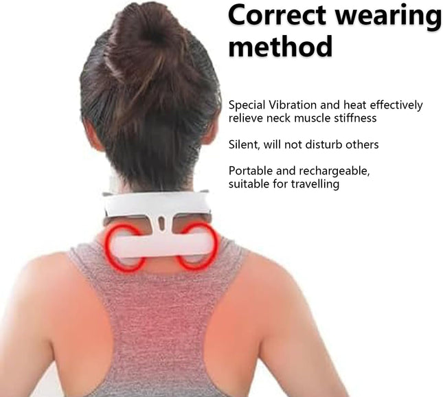 Vitality Magic Pro 2.0 Neck Massager 4 Head 6 Modes 15 Levels White