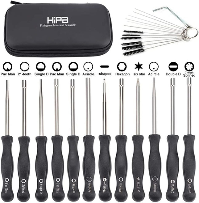 12-Piece Small Engine Carburetor Tool Set for Trimmers & Chainsaws
