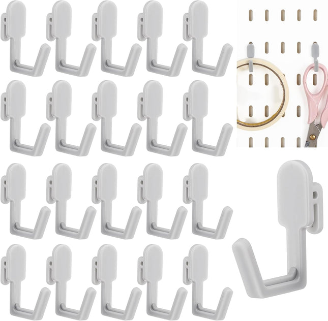 15PCS Pegboard Hooks – Compatible with IKEA Skadis Organizer for Home & Garage