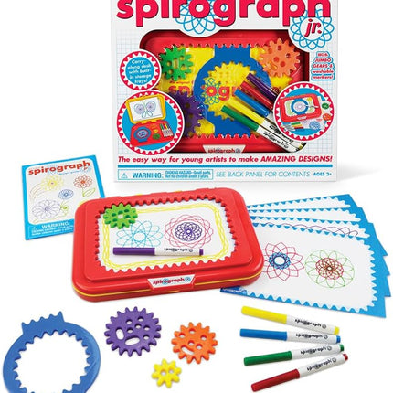 Jumbo Gears Spiral Drawing Art Kit Retro Design Toy for Kids Ages 3+