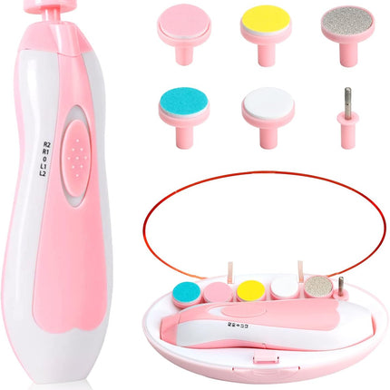 Baby Nail Trimmer with Light – Safe Electric Clippers for Newborn & Toddler
