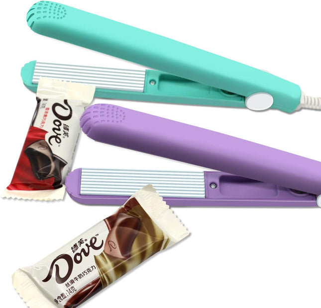 2-Pack Mini Bag Sealer – Portable Heat Sealers for Food Storage & Snack Bags