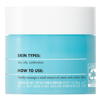 SKIN Holy Hydration Face Cream, Hyaluronic Acid Niacinamide Peptide Moisturizer