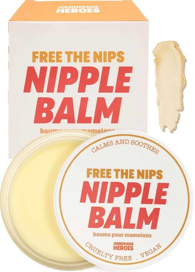Handmade Heroes Nipple Balm – 100% Natural, Sore Nipple Relief & Breastfeeding Essentials