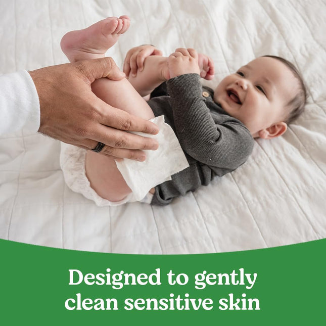 Natural Care Sensitive Baby Wipes – Unscented, Hypoallergenic, 560 Count