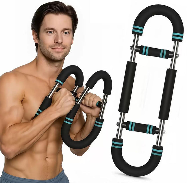 Twister Arm Exerciser – Adjustable 40-110lb Chest & Forearm Strengthener