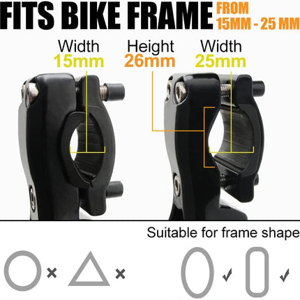 Adjustable Bike Kickstand, Aluminum Alloy Side Stand for 22-28in Road MTB BMX Bikes