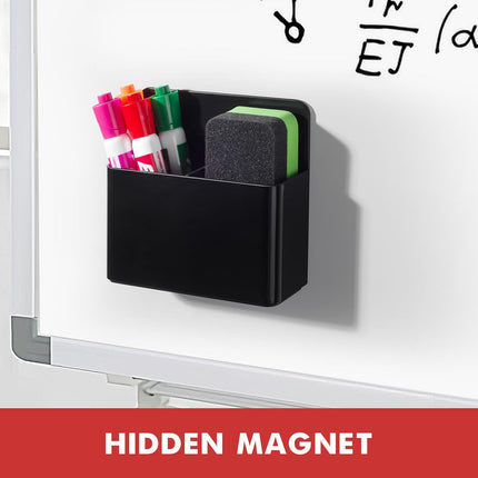 2Pack Magnetic Pen Holder, Refrigerator Marker Holder, Whiteboard Organizer