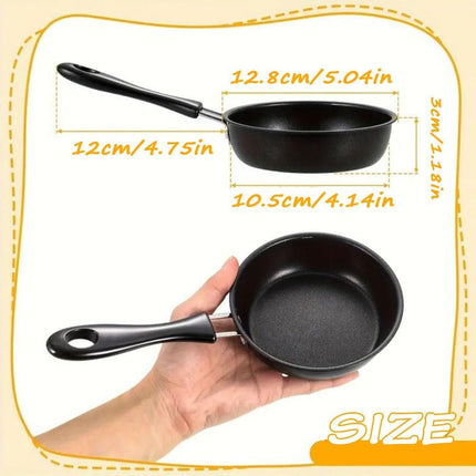 4.7" Mini Nonstick Egg Frying Pan, Single Egg Skillet for Gas & Induction Stove