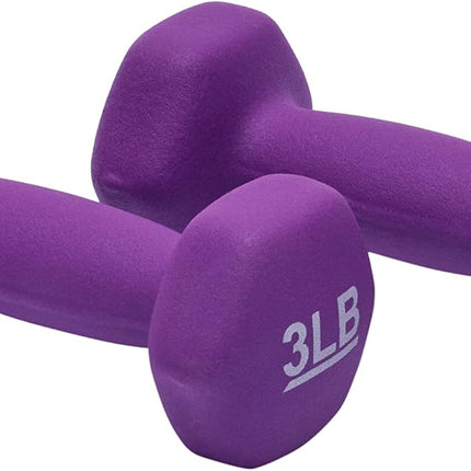 Neoprene Coated Dumbbells for Home Workout, Fitness and Muscle Toning