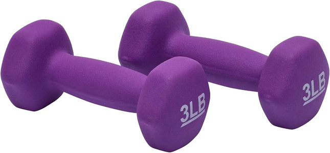 Neoprene Coated Dumbbells for Home Workout, Fitness and Muscle Toning