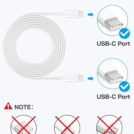 2 Pack 20W PD Fast Charger Block with 6FT USB C Cable for iPhone Series