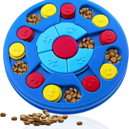 Interactive Dog Puzzle Toy with Treat Dispenser IQ Training Game for Pets