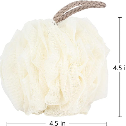 4 Pack Loofah Sponges – 60g Mesh Bath Scrubbers for Men & Women