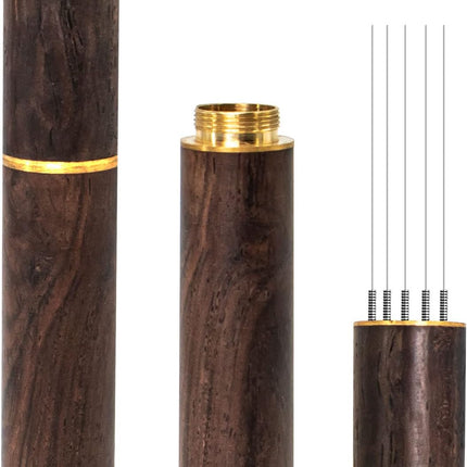 Espresso Coffee Stirrer – 5 Needles, 0.4mm Distribution Tool with Walnut Handle