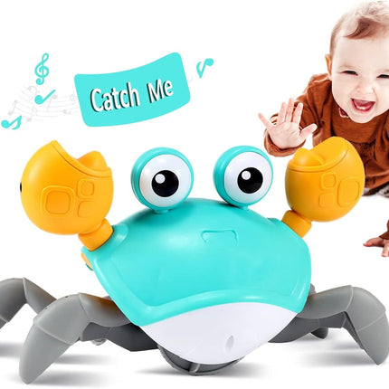Crawling Crab Baby Toy – Tummy Time & Learning Toy for Infants 3–36 Months