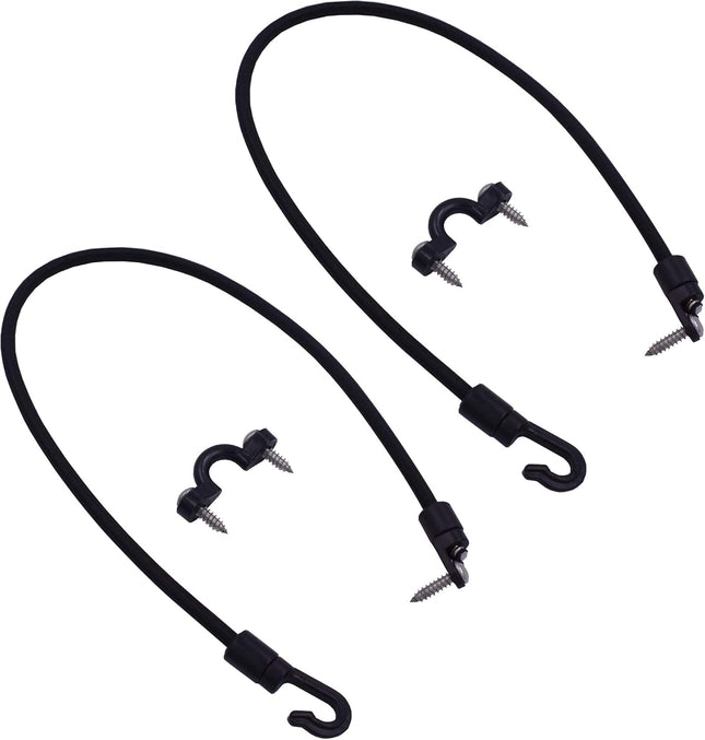 2-Pack Rod Tamer Straps – 18” Deck & Gunwale Mount Hold-Down Straps