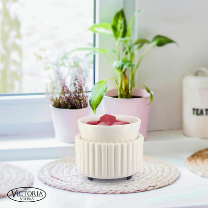 Ceramic Wax Melt Warmer – 3-in-1 Electric Scented Wax Burner for Home