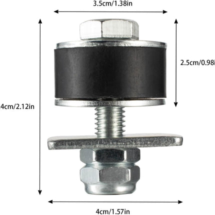 1-5/8" Unistrut Trolley Hardware – 2-Pack, Garage Door Rollers & U Bracket