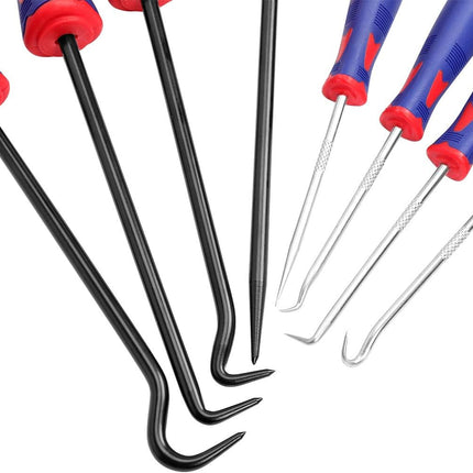 9PCS Precision Pick & Hook Set – Automotive & Electronics Tools with Scraper (W000846A)